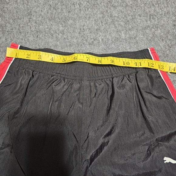 NWT PUMA Boys 2pc Tracksuit Jacket Joggers Black Red Set Size L 10/12 - Picture 10 of 15